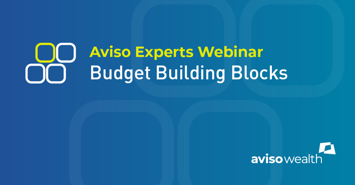 Budget Building Blocks - Aviso